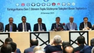 Türkiye Kamu-Sen, 7. Dönem Sözleşmesi'ne ilişkin taleplerini açıkladı