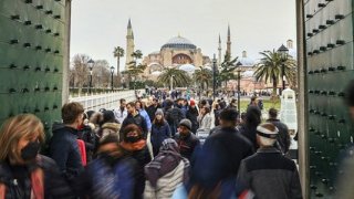 Türkiye'ye gelen turist sayısında son iki yılın en düşük artışı