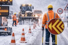 Yurt genelinde zorlu kava koşullarında yol yapım çalışmaları devam ediyor