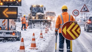 Yurt genelinde zorlu kava koşullarında yol yapım çalışmaları devam ediyor