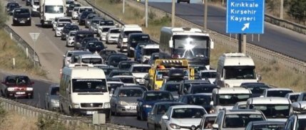 43 kentin kilit noktası Kırıkkale'den geçen araç sayısı nüfusu 5’e katladı